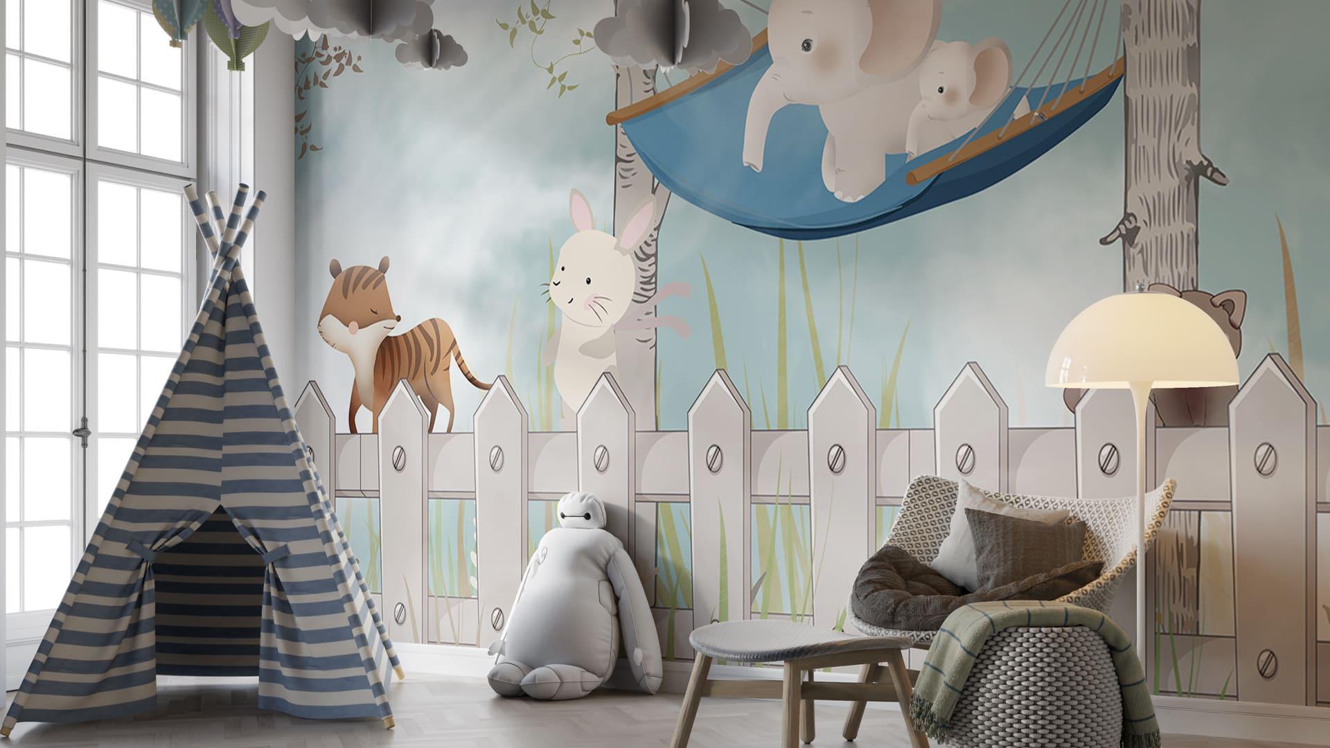 Фотообои флизелиновые Styleo Print-walls Гамак для двоих 0873 300х250 см (Pw-0873/2)