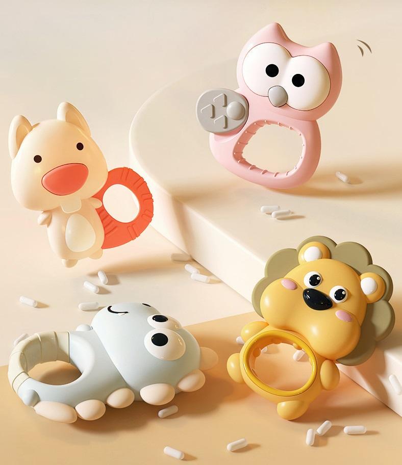 Мобіль музичний 3в1 з нічником проектором і пультом управління Блакитний - фото 4