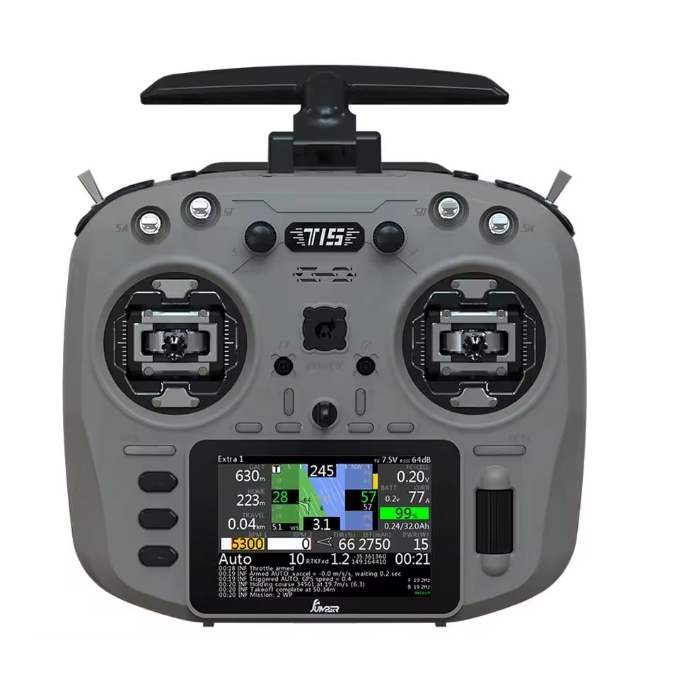 Пульт Jumper T15 ELRS M2 2.4G Grey Пульт Jumper T15 ELRS M2 2.4G Grey