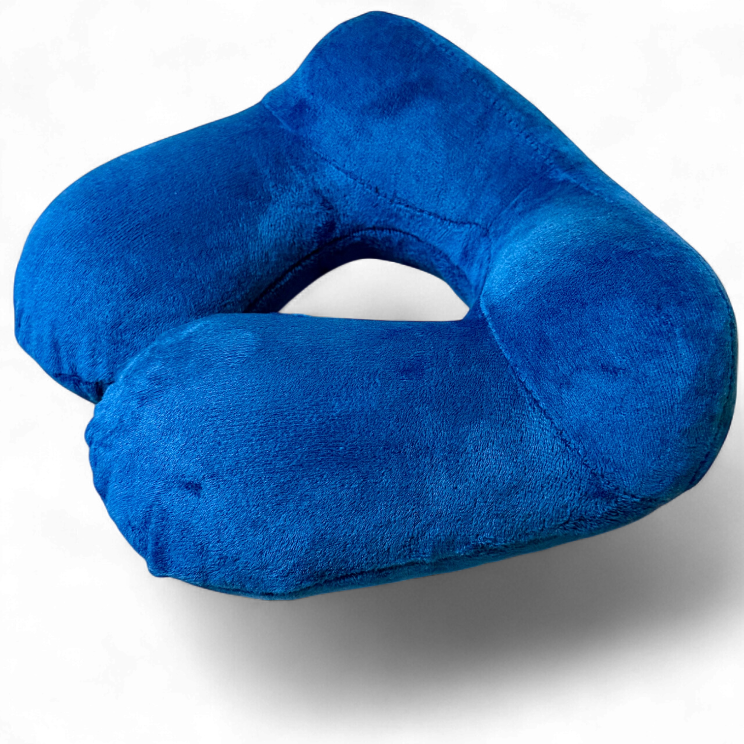 Подушка-підголовник надувна Primolux для велюрових подорожей Dark Blue (788146673)