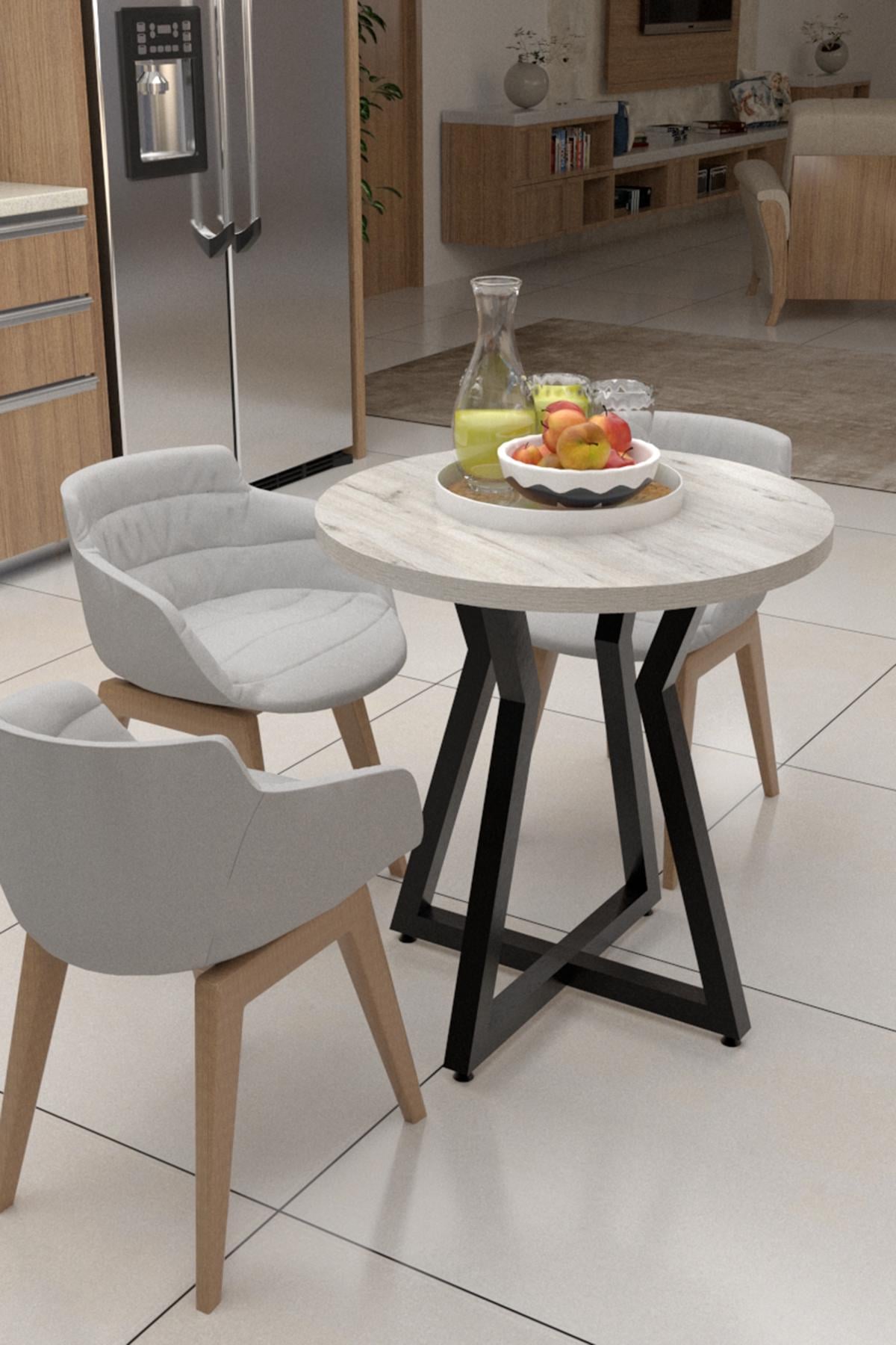 Стол обеденный EcoLoft Lumiere Max DSP-1170 в стиле лофт Дуб Кортона (DSP-1170-2)