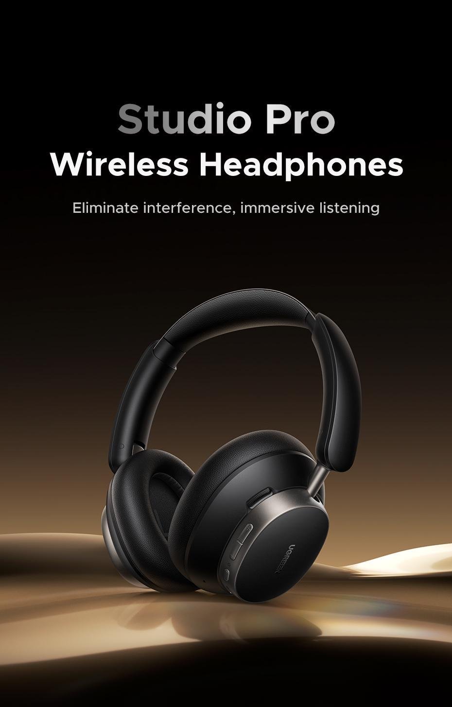 Навушники бездротові Ugreen Studio Pro ANC 48 дБ Hi-Res Audio LDAC до 120 годин (29516818) - фото 13 Навушники бездротові Ugreen Studio Pro ANC 48 дБ Hi-Res Audio LDAC до 120 годин (29516818) - фото 13