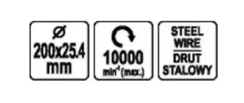Проводная щетка для кос и триммеров Start Pro 006012 (2643B) - фото 6 Проводная щетка для кос и триммеров Start Pro 006012 (2643B) - фото 6
