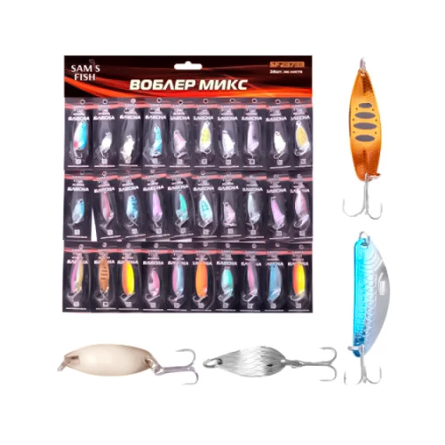 ᐉ Набор блесен для рыбалки Sams Fish SF23733 30 шт. • Купить в Киеве ...