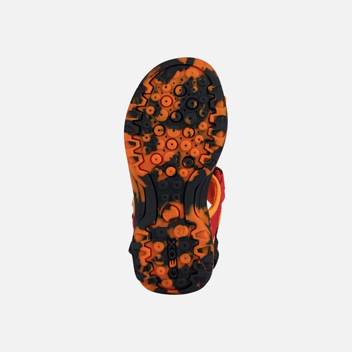 Сандалии Geox Borealis р. EUR 34 Orange/Red (14027761) - фото 7