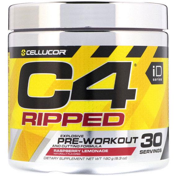 Комплекс до тренування Cellucor C4 Ripped Pre-Workout 180 г 30 порцій Raspberry Lemonade
