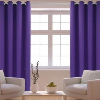 Штора на люверсах Heaven 140х250 Фиолетовый