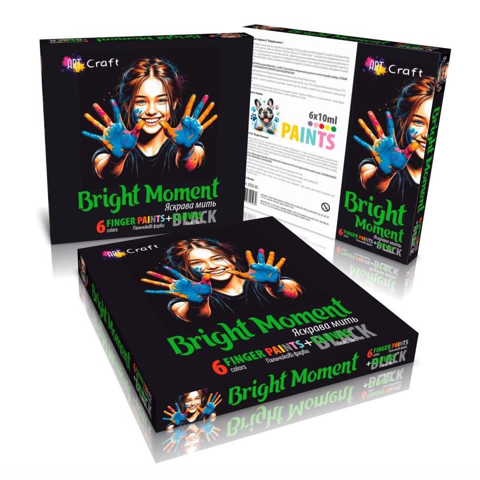 Набір для творчості ART CRAFT Яскрава мить 5030-AC чорне полотно 25х30 см (RLT45709) - фото 2 Набір для творчості ART CRAFT Яскрава мить 5030-AC чорне полотно 25х30 см (RLT45709) - фото 2