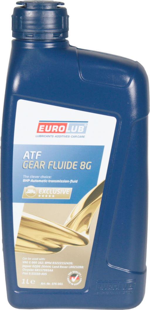 Трансмиссионное масло EuroLub ATF Fluide 8G 1 л (376001)