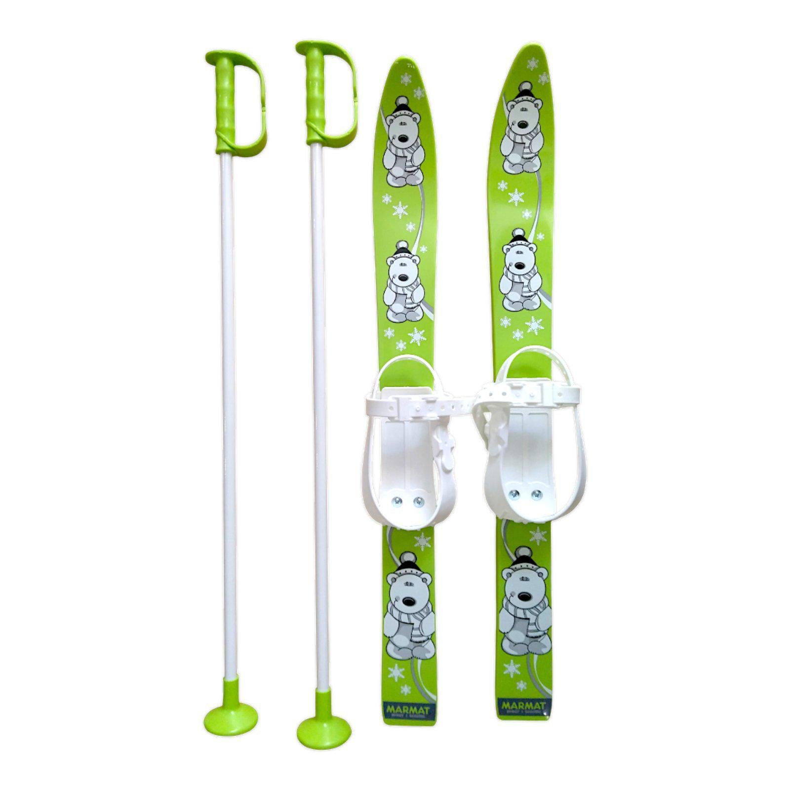 Набір лижний дитячий Marmat 70 см Зелений (11282) - фото 1