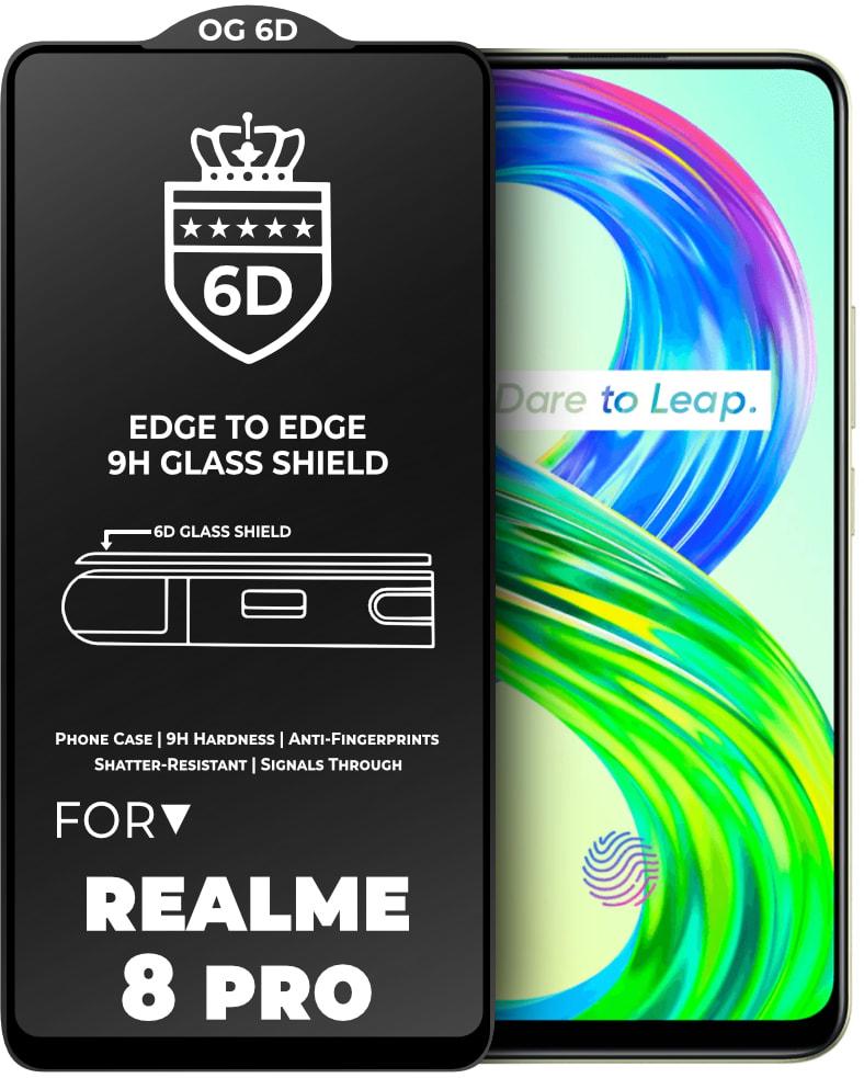 Скло захисне 6D Realme 8 Pro Glass Shield (33204)