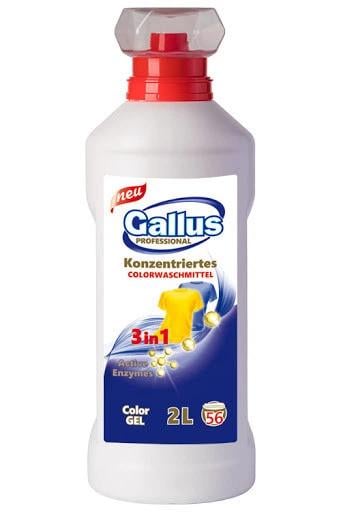 Гель для стирки Gallus Proffesional 3в1 Color Цветной 2 л 57 стирок