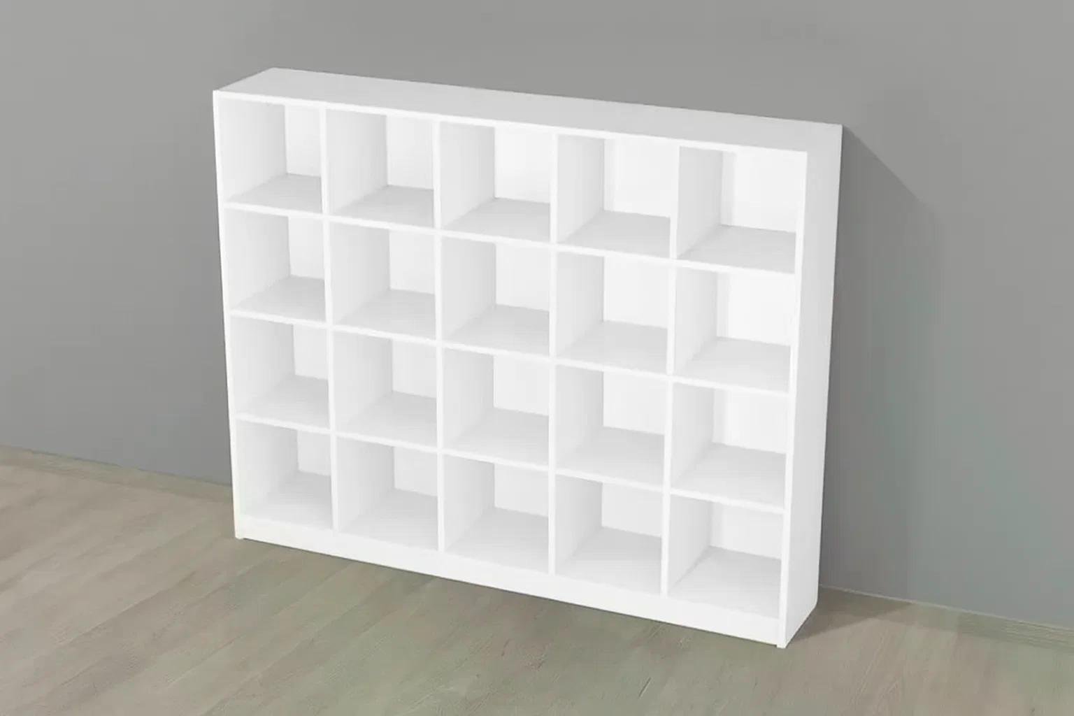 Шафа для горщиків 20 місць ЛДСП ПВХ-кромка Білий - фото 1