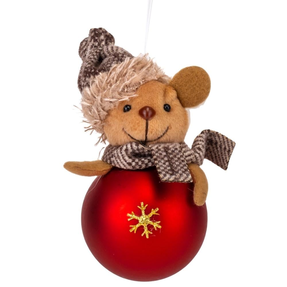 Набор елочных игрушек Тедди 3 шт. 12 см (9139-007)