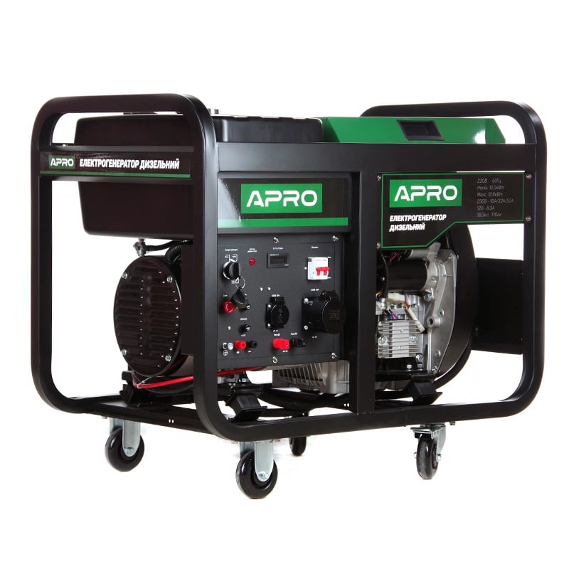 Генератор дизельний APRO DG-120Е 12,0/12,8кВт 4-х тактний (33553735) Генератор дизельний APRO DG-120Е 12,0/12,8кВт 4-х тактний (33553735)