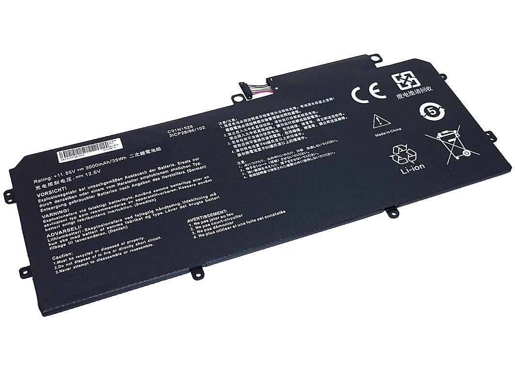 Аккумулятор для ноутбука Asus C31N1528-3S1P ZenBook UX360 11,55 V 3000 mAh