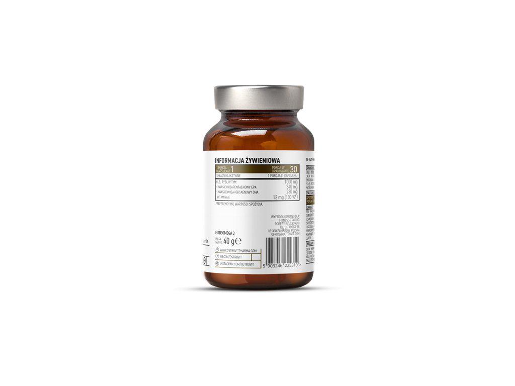 ᐉ Омега 3 D3 K2 Ostrovit Pharma Elite Omega 3 D3 K2 30 caps • Краща ...