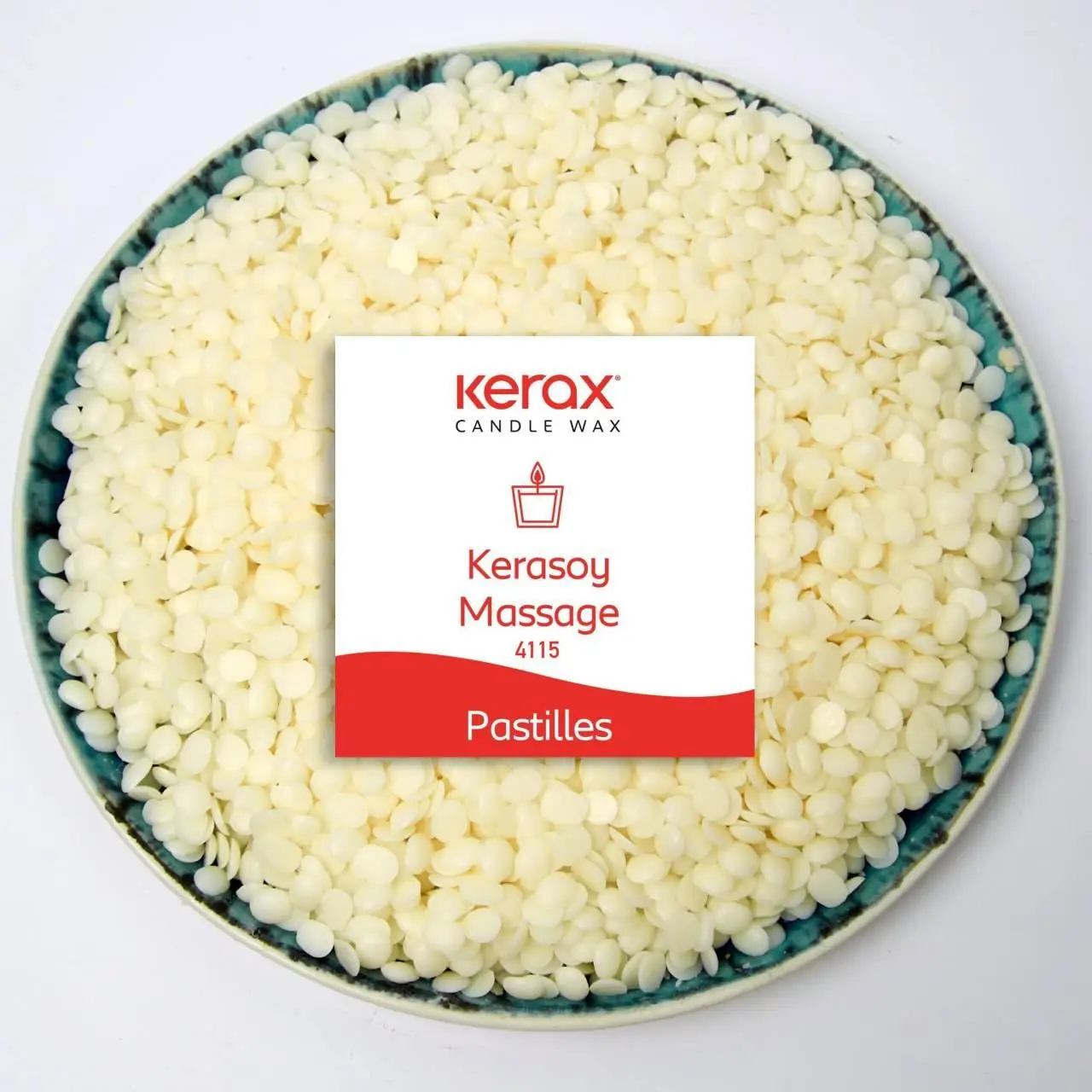 Воск соевый массажный Kerax Kerasoy Massage 4115 1 кг (SVA-009)