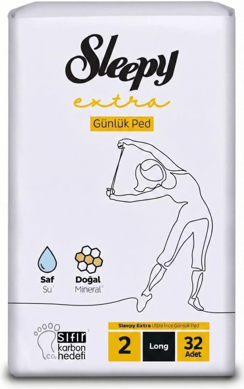 Прокладки ежедневные Sleepy Extra Long 180 мм 4 капли 32 шт. (000006503)