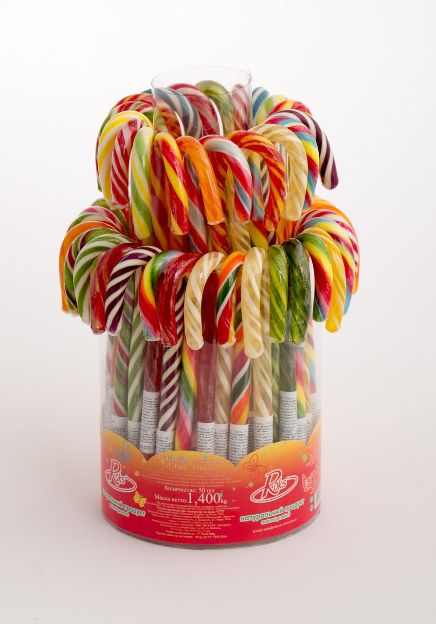 Леденцы ROKS Посох 28 г 50 шт. 1,4 кг (805)