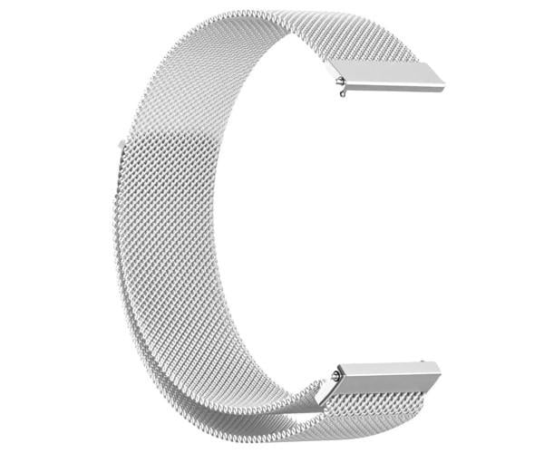 Ремешок металлический Milanese Magnetic для смарт-часов Huawei Watch GT 5 41 мм 18 мм Серебряный
