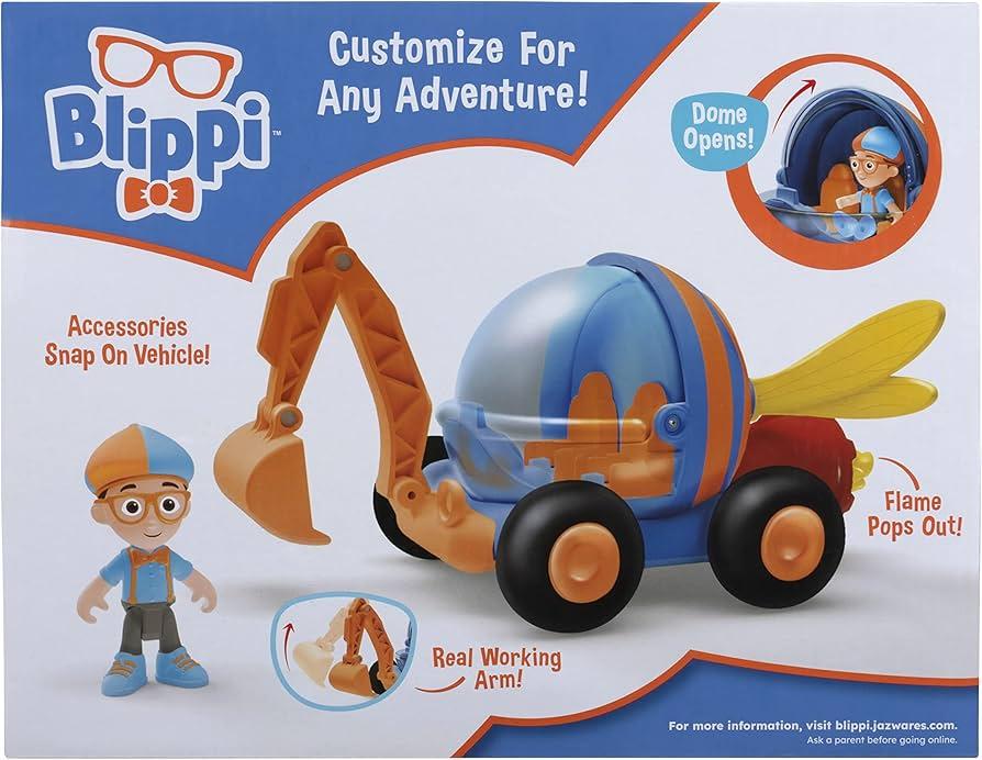 ᐉ Игровой набор Jazwares Blippi Blippimobile с эксклюзивной
