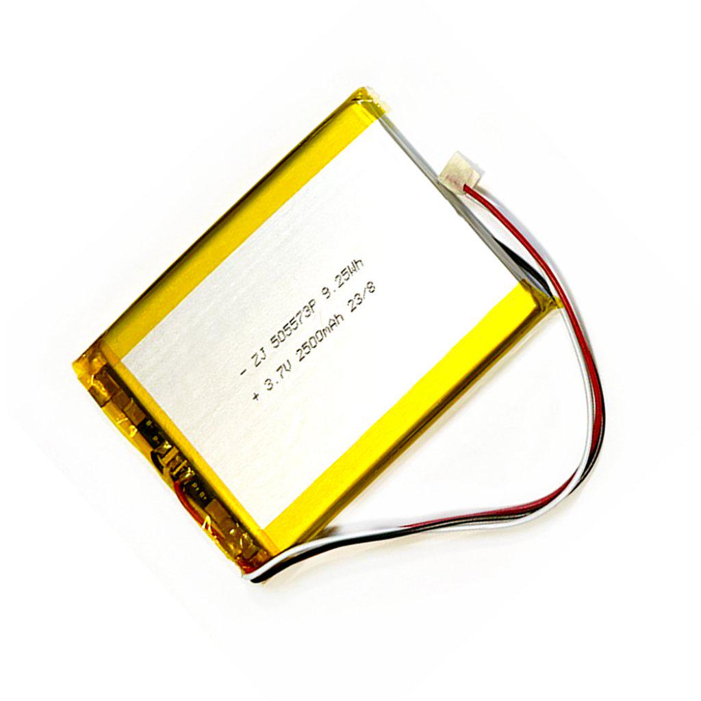 Аккумулятор литий-полимерный Azimuth 3,7V 2500 mAh 3pin 72х54х4 мм