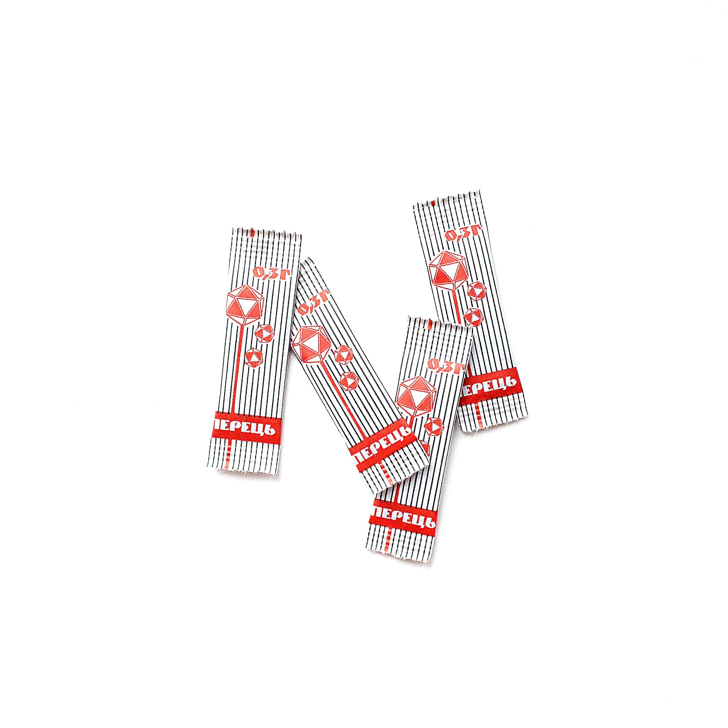 Перець чорний фасований в стіках по 0,3 г 300 шт. 0,09 кг