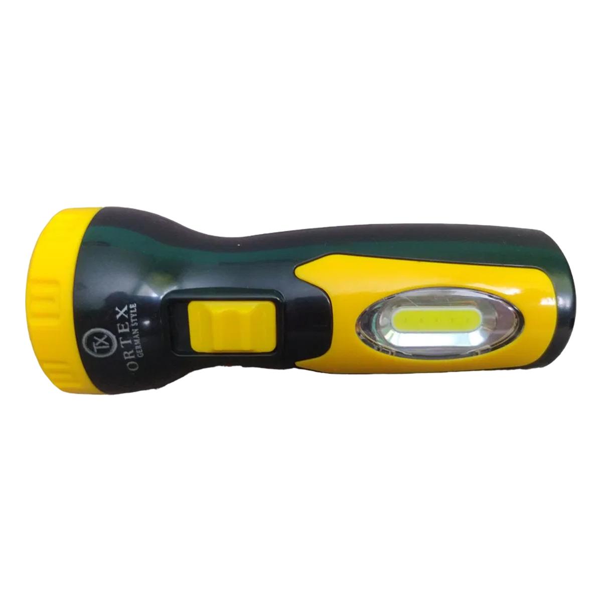 Фонарь ручной Ortex OX-3171 аккумуляторный с вилкой Желтый (ULT-9144581)