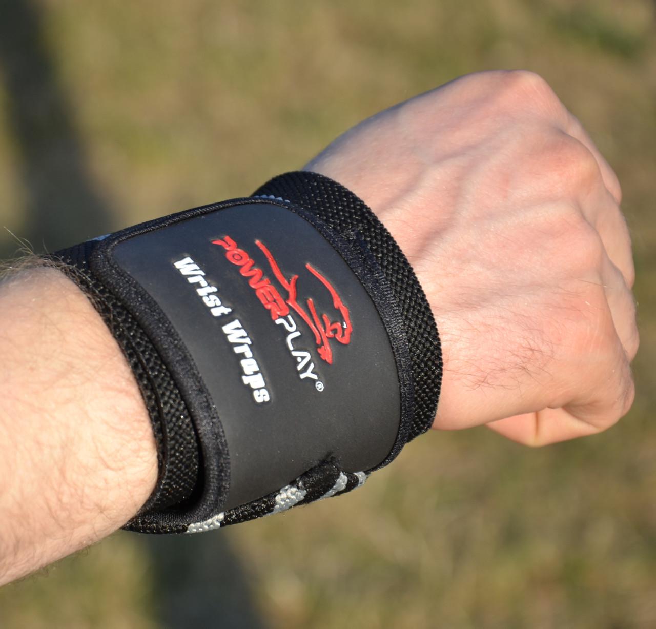 Бинты кистевые PowerPlay 3081 Черно-Серый (A-011743) - фото 6 Бинты кистевые PowerPlay 3081 Черно-Серый (A-011743) - фото 6