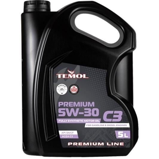 Масло моторное TEMOL PREMIUM C3 5W-30 5L (2677)