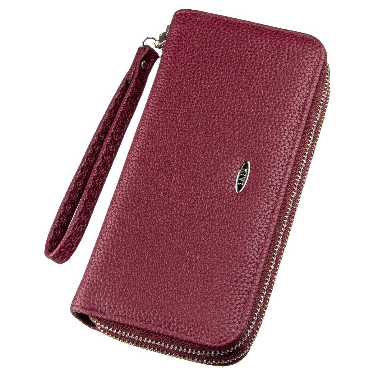 Кошелек женский Kivi-wallet 19047 кожа Бордовый