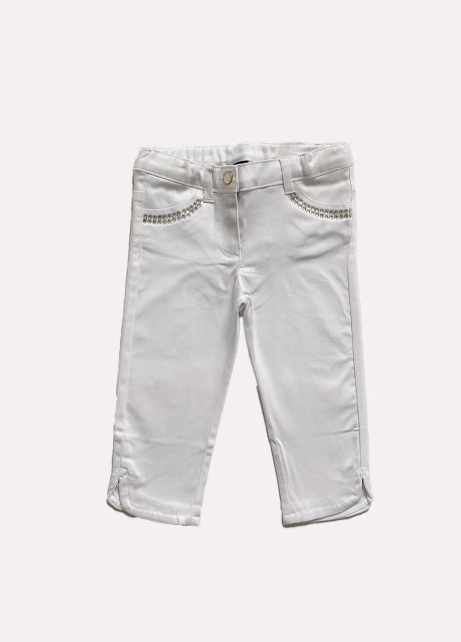 Брюки детские Chicco укороченные стрейчевые 3-4 года 98 см Белый (2081861160)