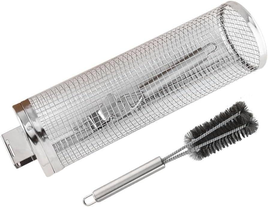 Сетка-гриль для овощей с ручкой и щеткой металлическая (28782348)