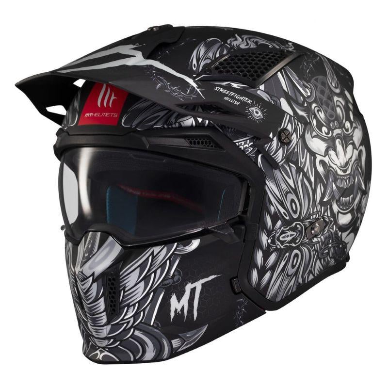 Мотошлем MT HELMETS Streetfighter SV S Hellish B2 L Matt (35864) Мотошлем MT HELMETS Streetfighter SV S Hellish B2 L Matt (35864)