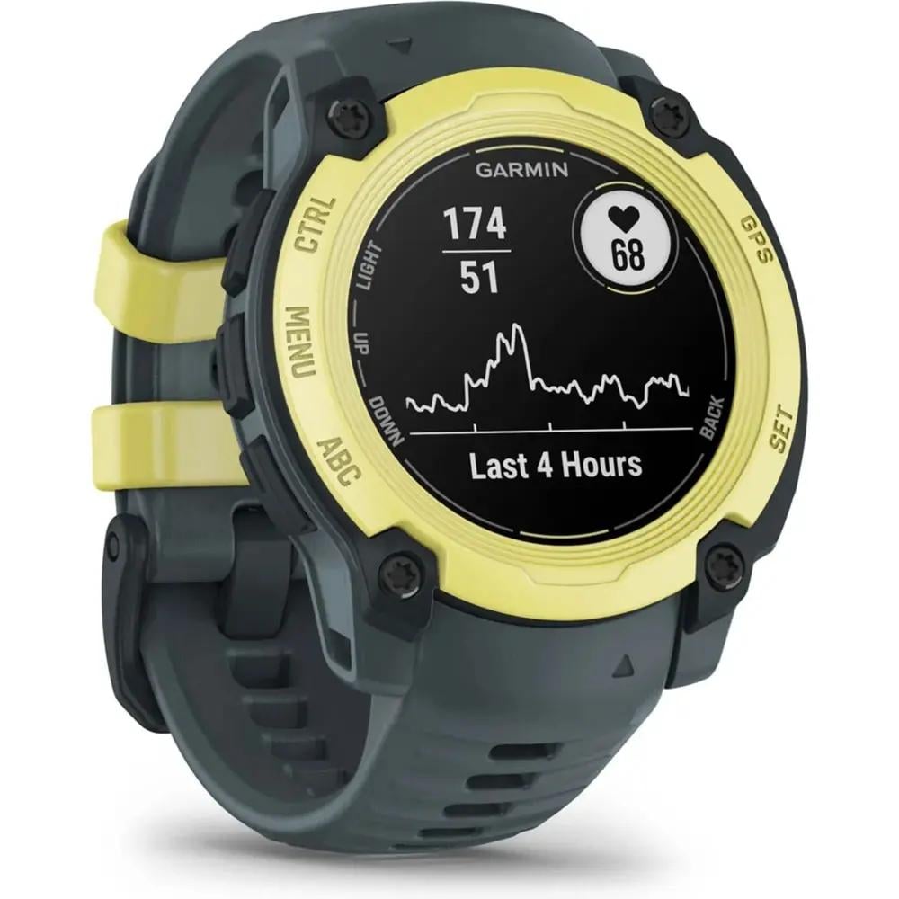 Смарт-годинник Garmin Instinct E 40 мм Electric Lime with Twilight Band (010-02932-01)