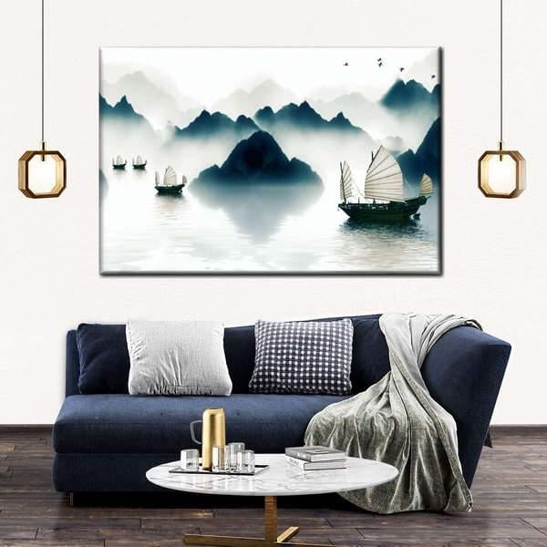 Картина KIL Art Заплыв в туман 81x54 см (26)