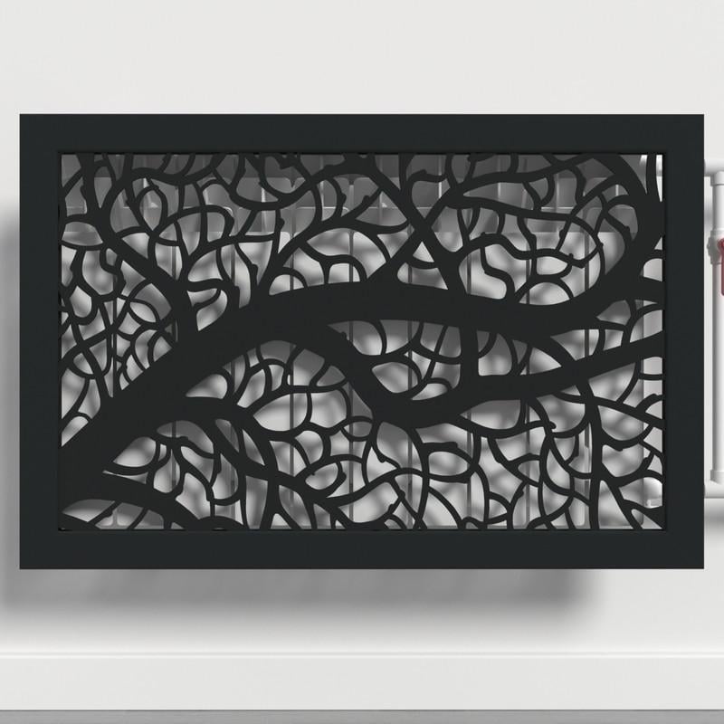 Решетка-экран на батарею SMARTWOOD 1200 мм Чорный (R21064107) Решетка-экран на батарею SMARTWOOD 1200 мм Чорный (R21064107)