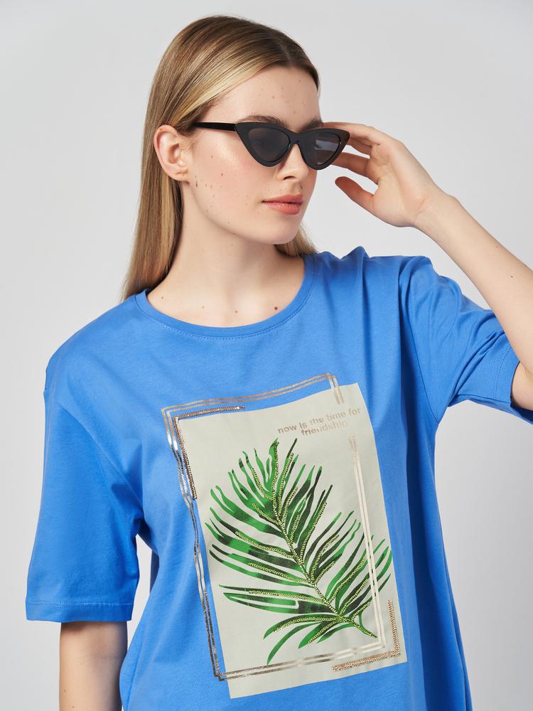 Футболка Olivia 2315x50 женская M\L Синий (188688)