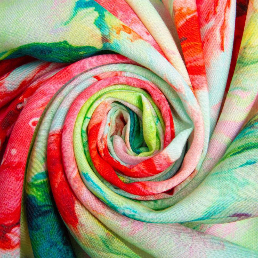 Ткань платяная штапель вискоза Акварель 130 г/м2 145 см (26569)