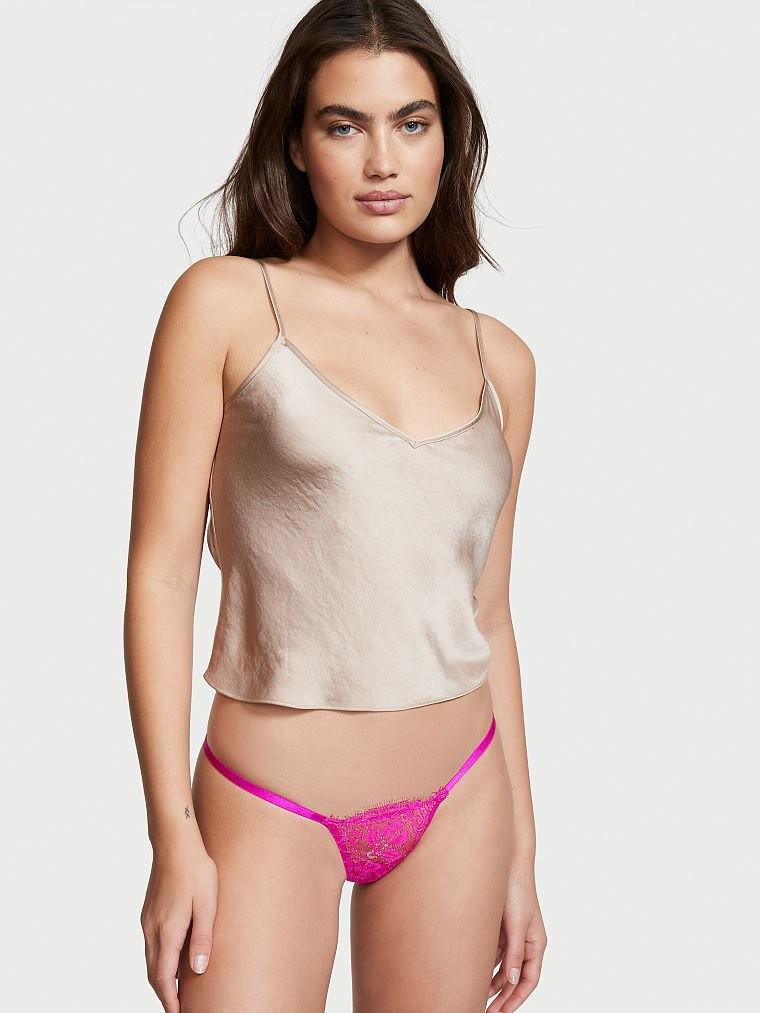 Женские трусы Victoria's Secret 1440000995167QB6L L Фуксия (52298008) - фото 2