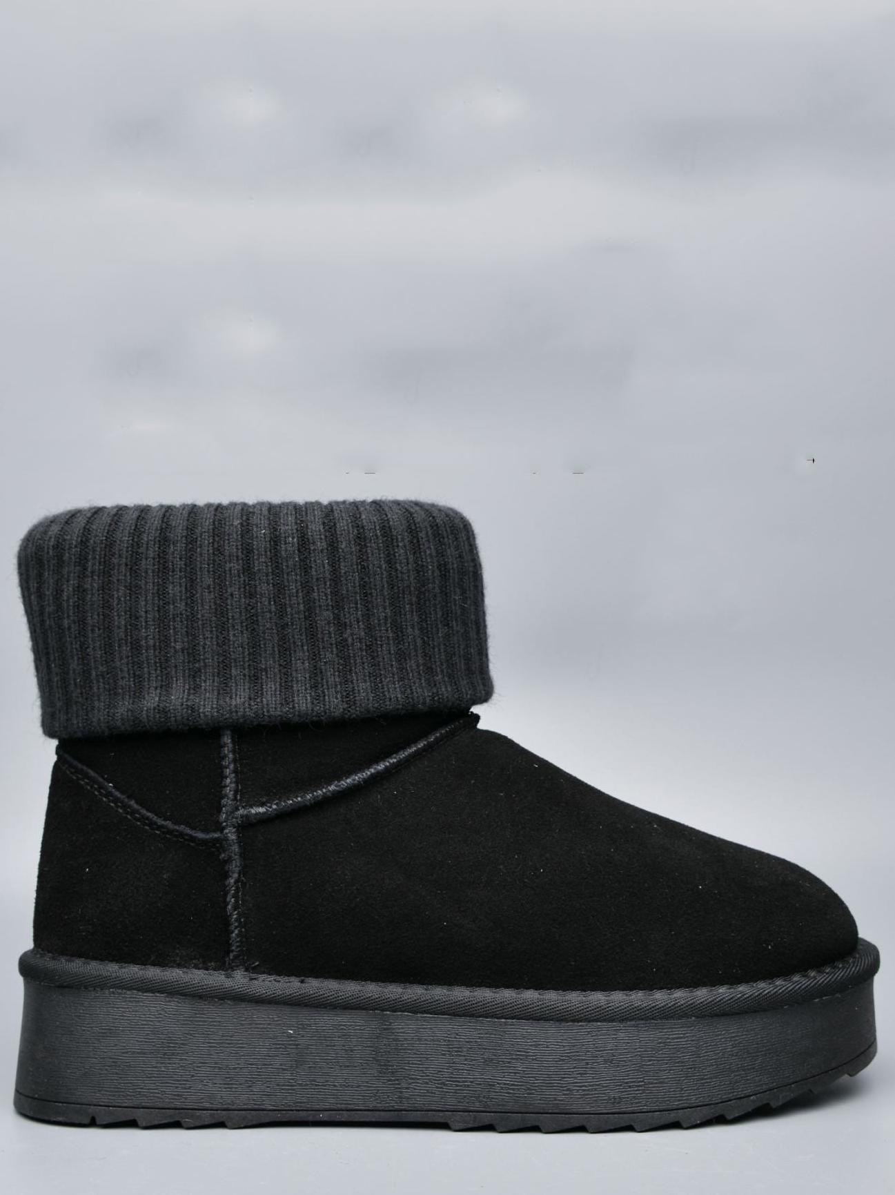 Замшевые угги на овчине Stilli UGN160-1 р. 36 Черный