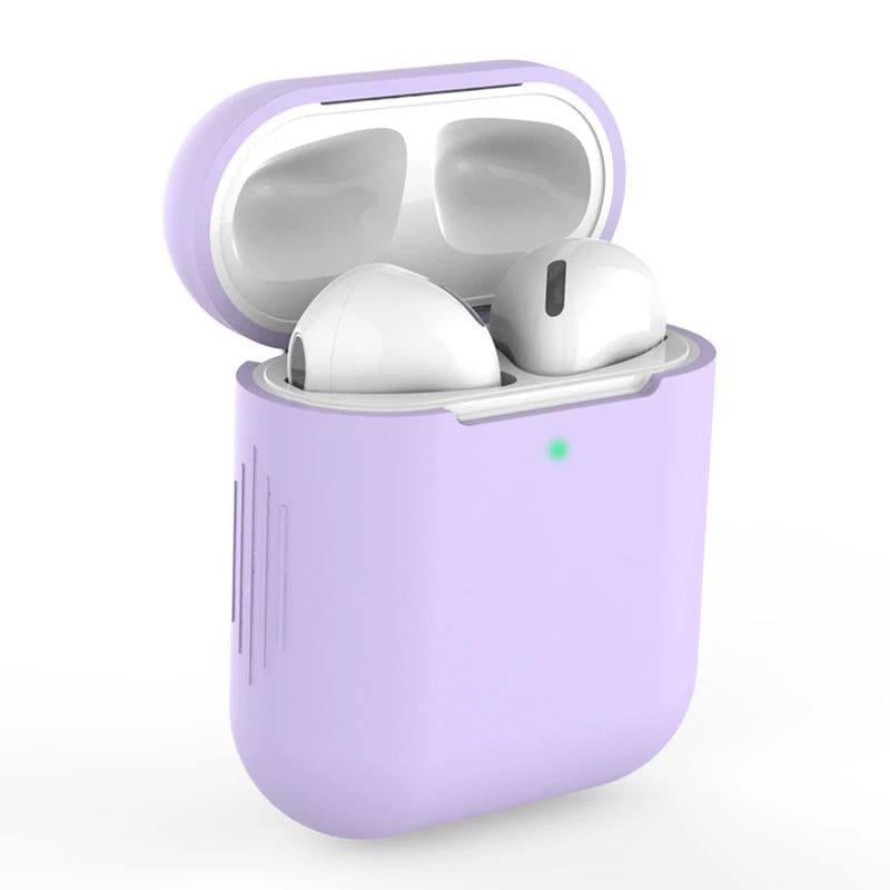 Чехол для наушников Airpods 1/2 Сиреневый (2472824640)