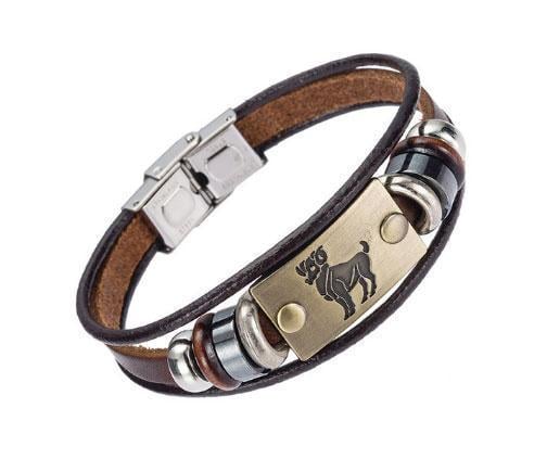 Кожаный браслет Primo Zodiac Aries (806060210)
