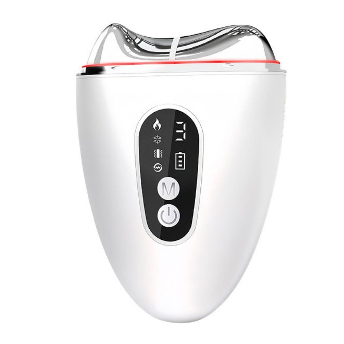 Электромассажер микротоковый AIMED SkinLift Guasha Anti-Aging с функцией RF Lifting Hot&Cold компрессом EMS и LED Белый (AI-EMS_Guasha_wh)
