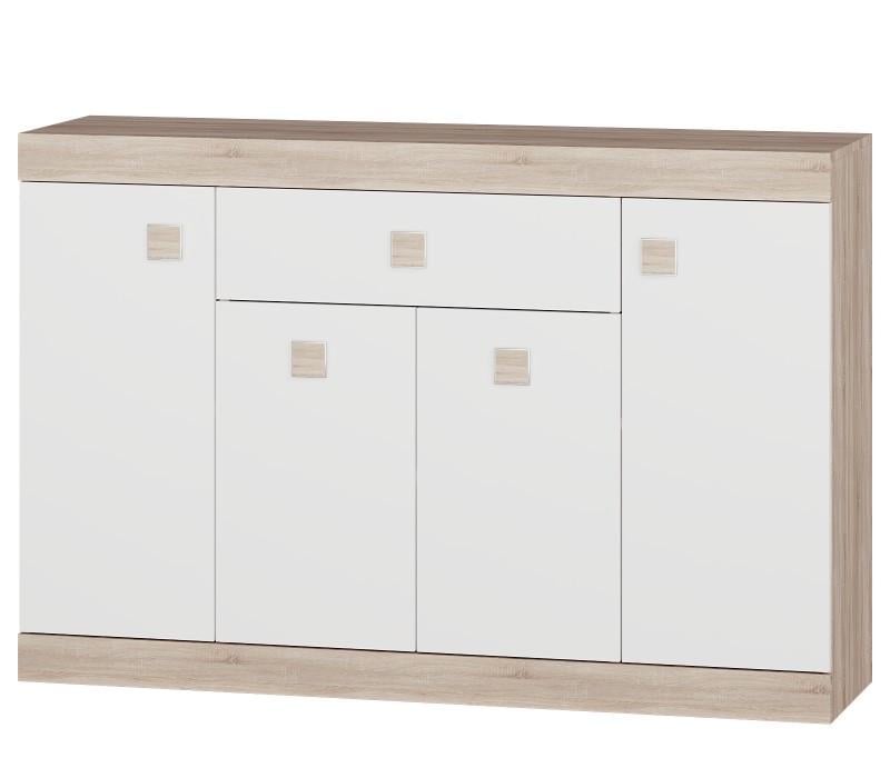 Комод Эверест с дверью и ящиком Соната-7 140х38х94 см Белый - фото 3 Комод Эверест с дверью и ящиком Соната-7 140х38х94 см Белый - фото 3