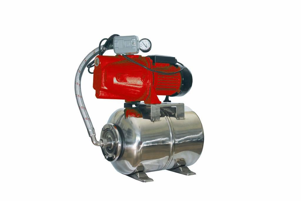 Станция Wisla JET 100 A/a с пятерником бак 24 л H в сборе Inox (32176081)