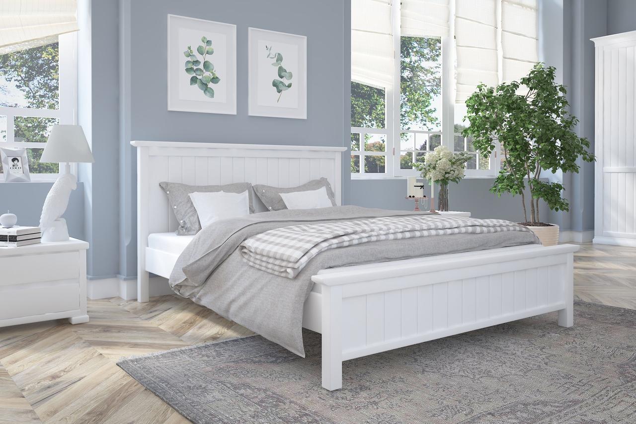 Кровать двуспальная Mebigrand Вирджиния 160х200 см Белый RAL9003 (DMBG-1607) Кровать двуспальная Mebigrand Вирджиния 160х200 см Белый RAL9003 (DMBG-1607)