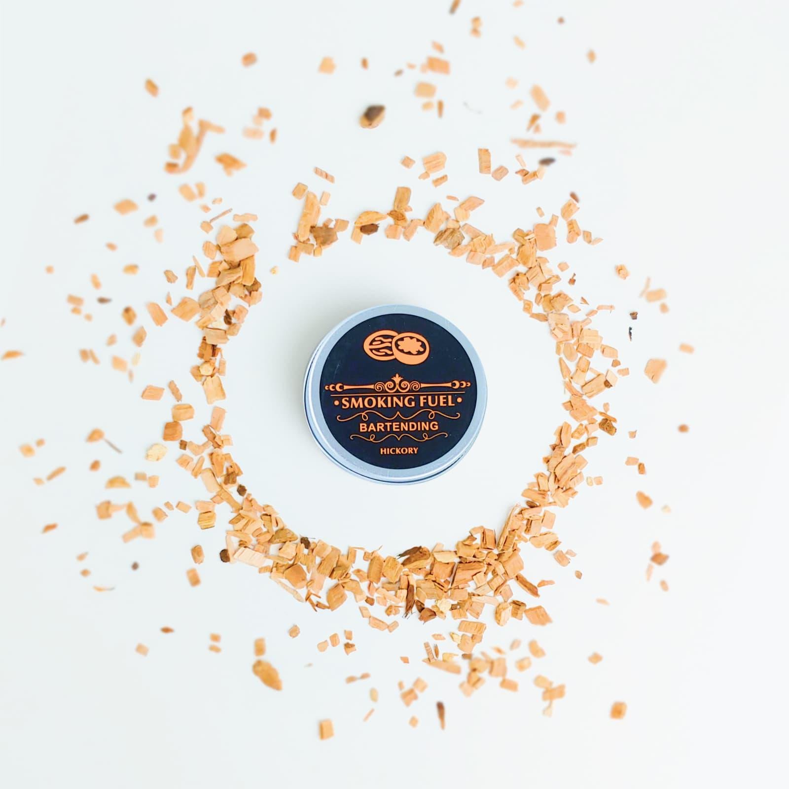 Тріски деревʼяні для смоукера Olin&Olin Горіх для коптіння коктейлів ароматичні (7027-W-ch-h)