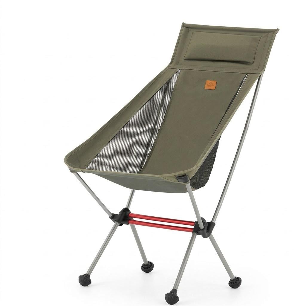 Стул складной Naturehike Stellaluna L02 CNK2350JJ018 44x46x103 см до 120 кг Olive (6976507669436)